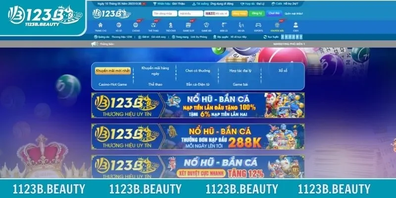 Các chương trình ưu đãi thú vị khi tham gia 123B cực hot 