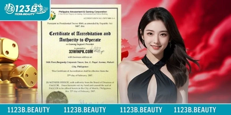 Giấy chứng nhận cá cược uy tín từ các tổ chức quốc tế