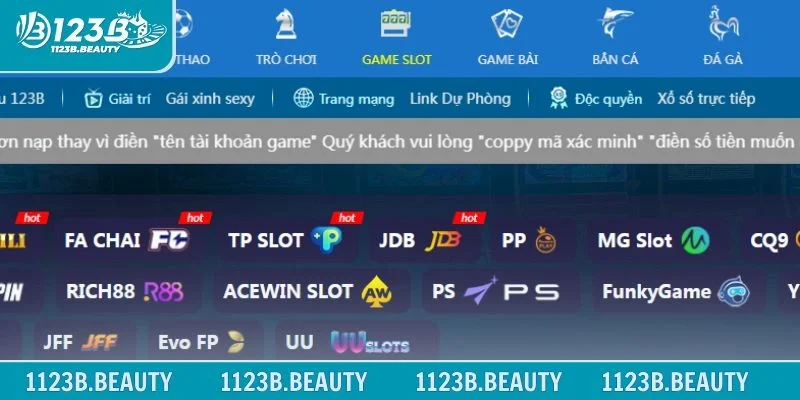 Sảnh game đa dạng tạo trải nghiệm đỉnh cao