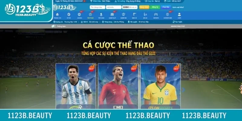 Sảnh trò chơi giải trí cá cược thể thao tại website 123B 