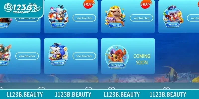 Các yếu tố nổi bật tạo nên tiếng vang cho sảnh bắn cá 123B